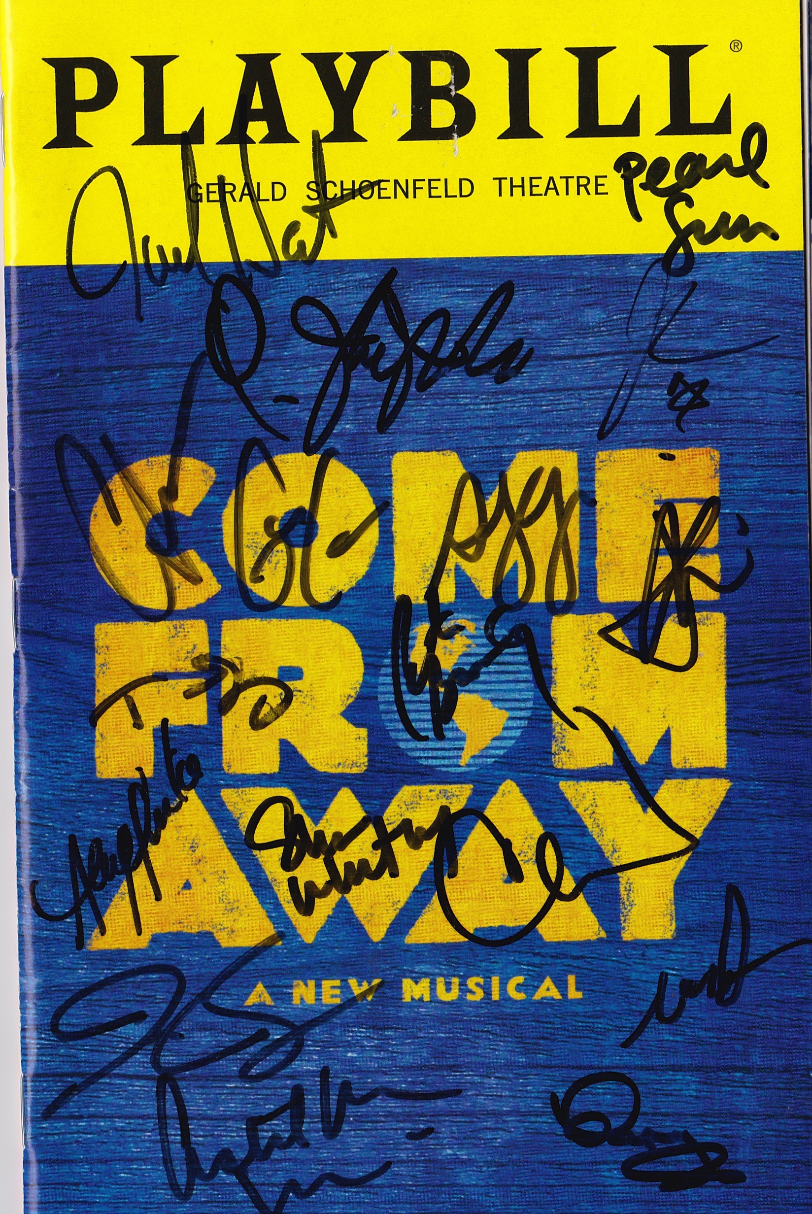Come From Away Playbill